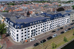 Aerial photo of BNG Bank office building